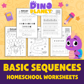 Preview of Basic Sequences for kid | Simple Sequences Worksheets |Teaching Resources
