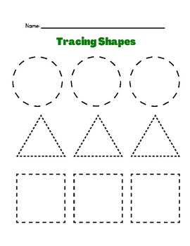 Basic Shape Tracing by Olivia Goc | TPT