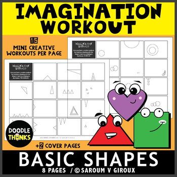 Preview of Basic Shapes Imagination Workout Creativity and Doodle Prompts