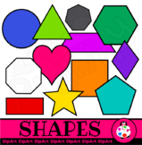 Basic Shapes & Polygons - Mega Clip Art Set