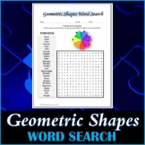 Basic Shapes Word Search Puzzle
