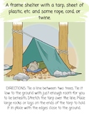 Basic Shelter Lesson and Activity Ideas for Classroom, Bac