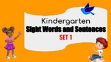 Sentences with Basic Sight Words - Set 1