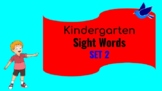Basic Sight Words - Set 2 (PPT)