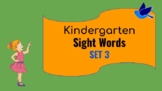 Basic Sight Words - Set 3