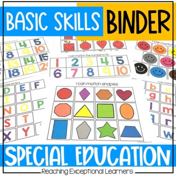 Preview of Basic Skills Binder