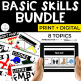 Basic Skills Bundle Print + Digital | Special Education