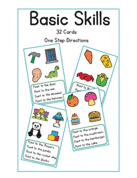 Preview of Basic Skills Cards - 1 Step Directions