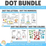 Basic Skills Dot Bundle | Letters, Numbers, Shapes & Color