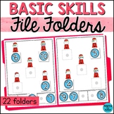 Basic Skills File Folder Games and Activities for Special 