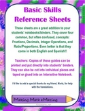 Basic Skills Guides - English and Spanish