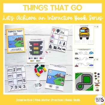 Preview of Basic Skills Interactive Book Transportation Theme (Let's Achieve Series)