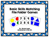 Basic Skills Matching File Folder Games