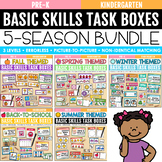 Basic Skills Task Boxes Bundle (Errorless Learning Include