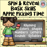 Basic Skills for Kindergarten Apple Theme Games
