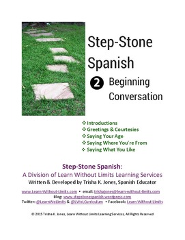 Preview of Beginning Spanish Conversation Lesson Plans