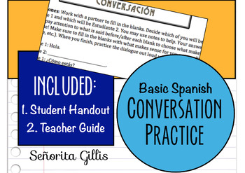 Preview of Basic Spanish Conversation Practice