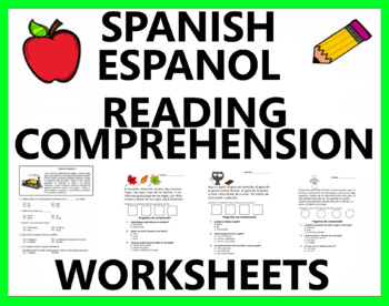 Preview of Basic Spanish Espanol Reading Comprehension Short Stories Passages Paragraphs