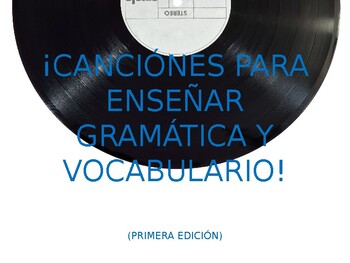 Preview of Basic Spanish Vocab and Grammar Songs