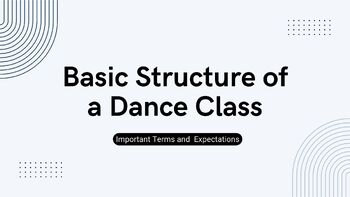 Preview of Basic Structure of Dance Class