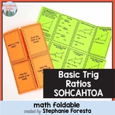 Basic Trig Ratios SOHCAHTOA Math Foldable