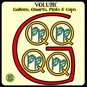 Gallon quart pint cup chart