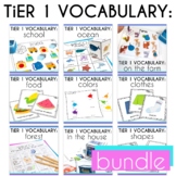 No Prep and Low Prep Tier 1 Vocabulary Activities for Spee