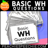 Basic WH Questions with Picture Choices Cards