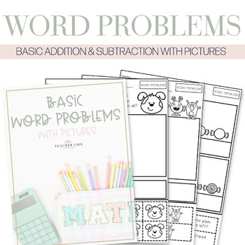 Preview of Basic Word Problems with Pictures