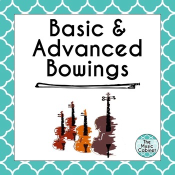 Preview of Basic and Advanced Bowings bundle