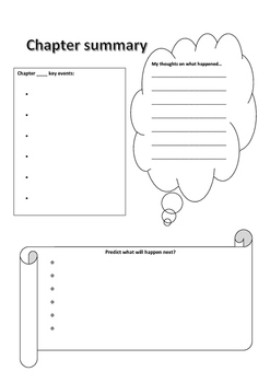 Preview of Basic chapter summary template