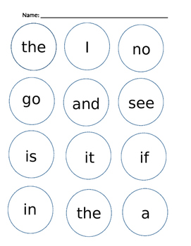 Basic sight word write the room activitiy by Samantha's Specialties