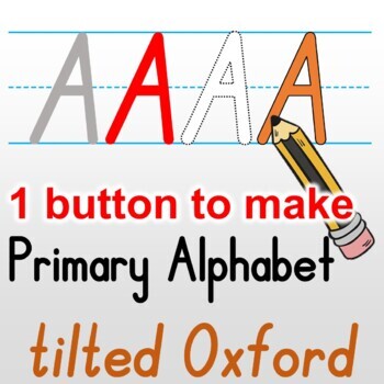 Preview of Basic tools, fonts with lines and grids, many innovative functions, TILTE Oxford