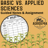 Basic vs. Applied Science Guided Notes & Assignment