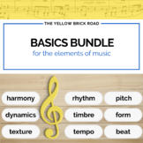 Basics Bundle for the Elements of Music - Music Elements L