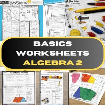 Preview of Basics Worksheets Algebra 2