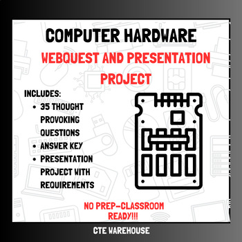 Preview of Basics of Computer Hardware WebQuest and Media Piece Project