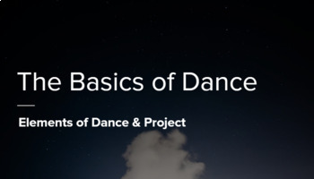 Preview of Basics of Dance Unit & Activity Sheet BUNDLE PACKAGE