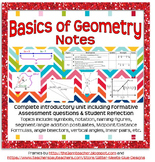 Basics of Geometry Guided Notes (complete introductory unit)