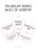 Basics of Geometry Posters (Vocabulary Bundle)