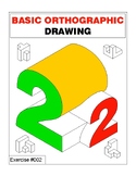 Basics of Orthographic Drawing Worksheet | Set.2