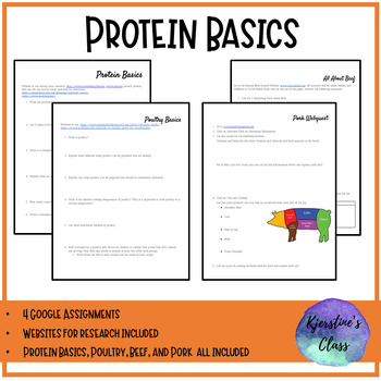 Preview of Basics of Protein Research Activities | Family and Consumer Sciences | FCS