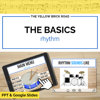 Preview of Basics of Rhythm in Music - Rhythm Lesson for Music