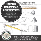 Middle, High School Art Shading Basics: Shapes to Forms Wo
