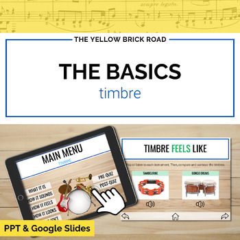 Preview of Basics of Timbre in Music - Timbre Lesson for Music