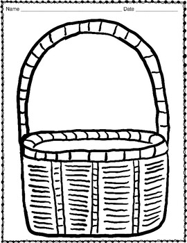 Basket Templates - Printables for Classroom Crafts and Activities!