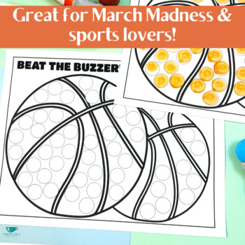 Basketball Articulation & Language Worksheets - Speech Therapy Dot Art