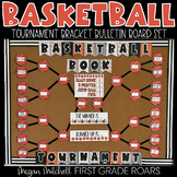 Basketball Book Tournament Bracket Bulletin Board March Activity
