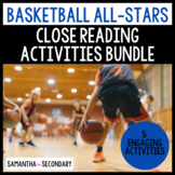 Basketball Close Reading Activities Bundle