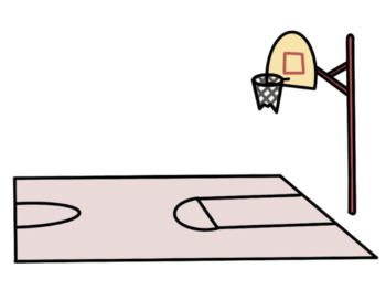 basketball court clip art